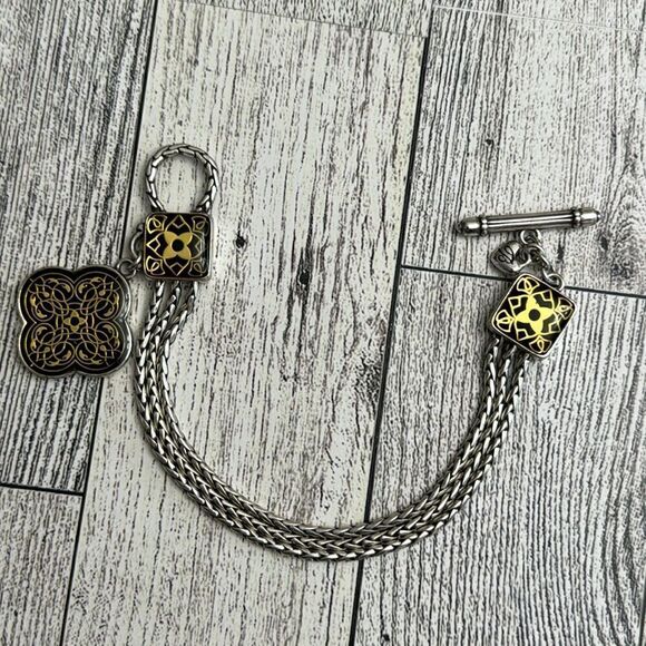 Brighton 3 Strand Toggle Bracelet 7.5” - Picture 1 of 4